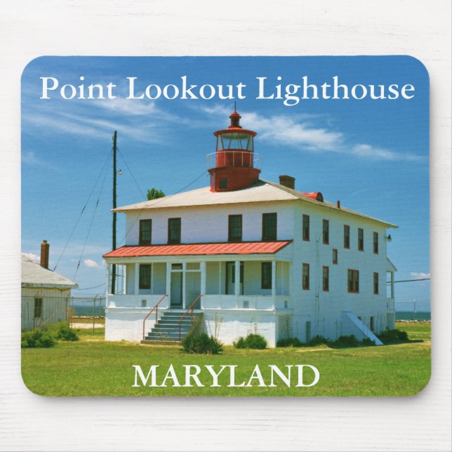Tapis De Souris Phare Point Lookout, Maryland Mousepad (Devant)