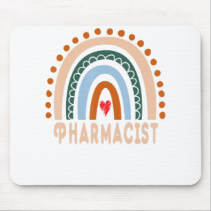 Tapis De Souris Pharmacien Arc-en-Ciel Appréciation précieuse Trav