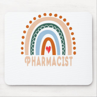 Tapis De Souris Pharmacien Arc-en-Ciel Appréciation précieuse Trav