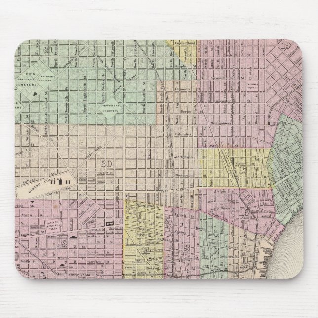 Tapis De Souris Philadelphie 2 (Devant)