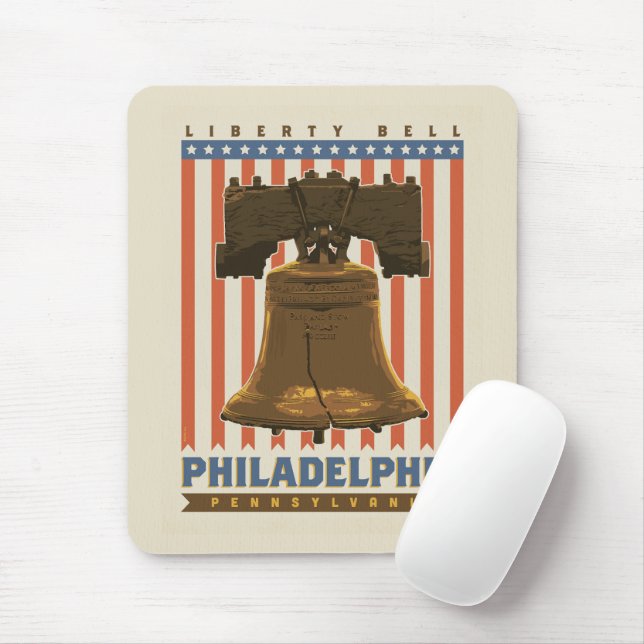 Tapis De Souris Philadelphie | Liberty Bell (Avec souris)