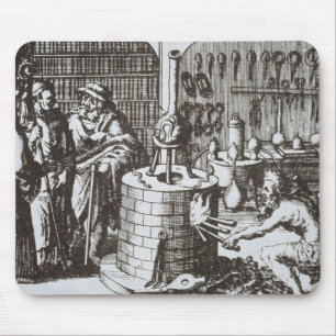 Tapis De Souris Philosophes hermétiques et un alchimiste, de 'Mus