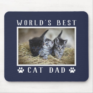 Tapis De Souris Photo empreintes de patte bleu marine Meilleur Pap
