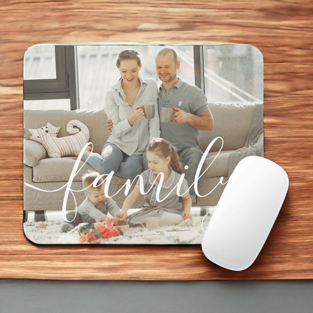Tapis De Souris Photo et texte personnalisés (Personalized Photo and Text Photo Mouse Pad from Ricaso)