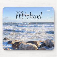 Photo Ocean Shore Nom personnalisé