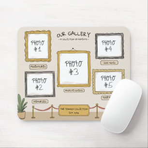 Tapis de souris photo personnalisé Galerie d'art p