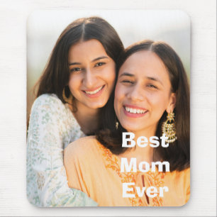 Tapis De Souris Photo personnalisée complète, jour de la mère