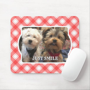 Tapis De Souris Photo personnalisée Rouge et blanc Pays Agritouris