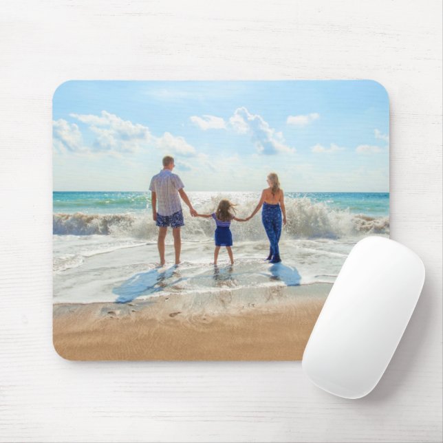 Tapis De Souris Photo personnalisée Souris votre propre conception (Avec souris)