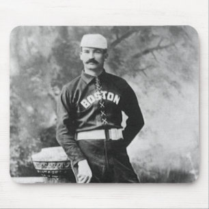 Tapis De Souris Photo sport vintage, Joueur de baseball de Boston