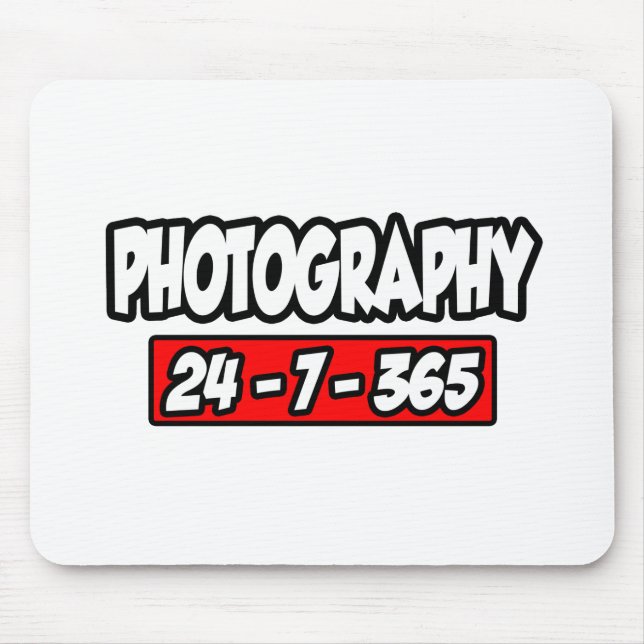 Tapis De Souris Photographie 24-7-365 (Devant)