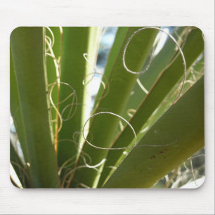 Tapis De Souris Photographie de la nature verte Feuille du Yucca
