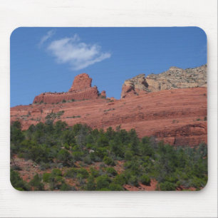 Tapis De Souris Photographie de Steamboat Rock à Sedona Arizona