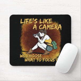 Tapis De Souris Photographie - La vie comme une caméra photographe