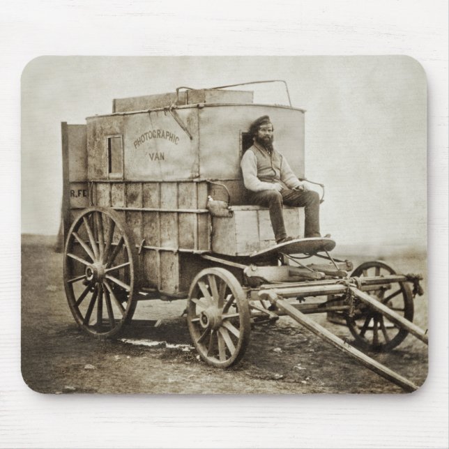 Tapis De Souris Photographie Wagon de Roger Fenton Photo Réalisme (Devant)