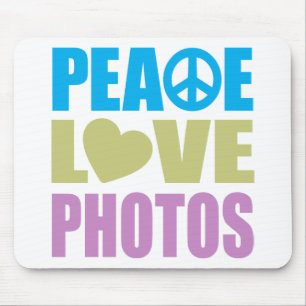 Tapis De Souris Photos d'amour de paix