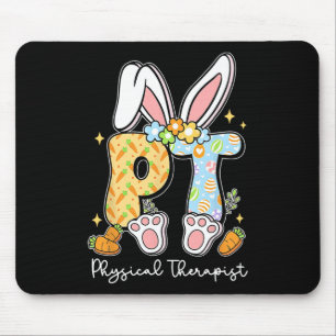 Tapis De Souris Phytothérapeute Pt Thérapie Physique Bunny Easte