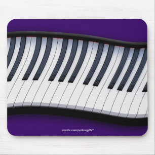 Tapis De Souris Piano Clavier Musique Thème Mousepad