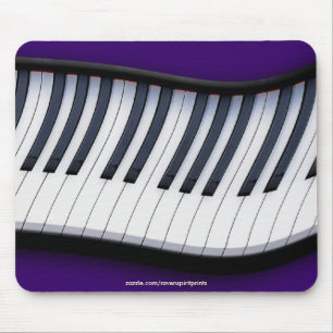Tapis De Souris PIANO KEYS MUSIQUE AMOUREUX Mousepad