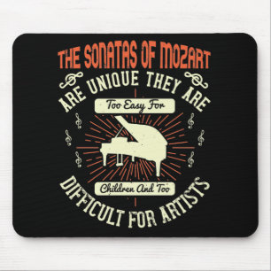 Tapis De Souris Piano - Les Sonatas De Mozart