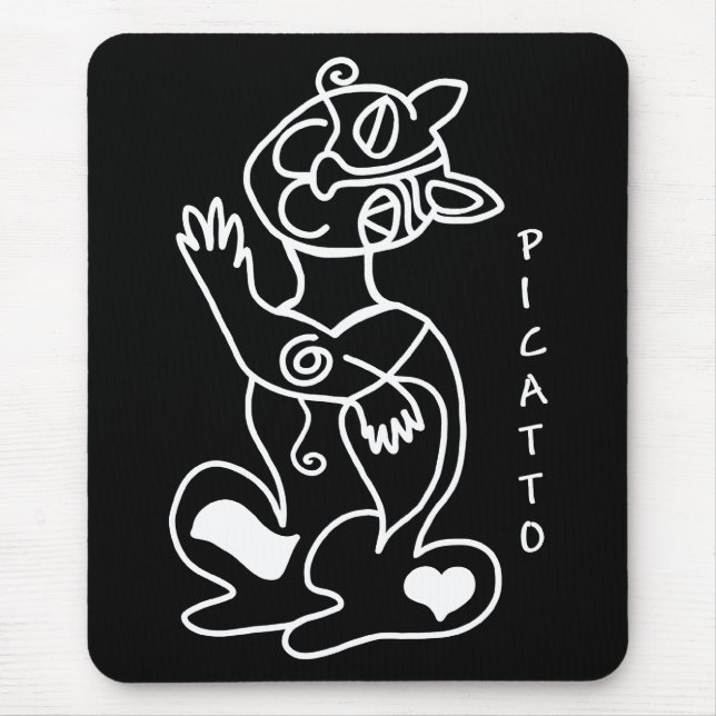 Tapis De Souris PICATTO aimera votre souris (Devant)