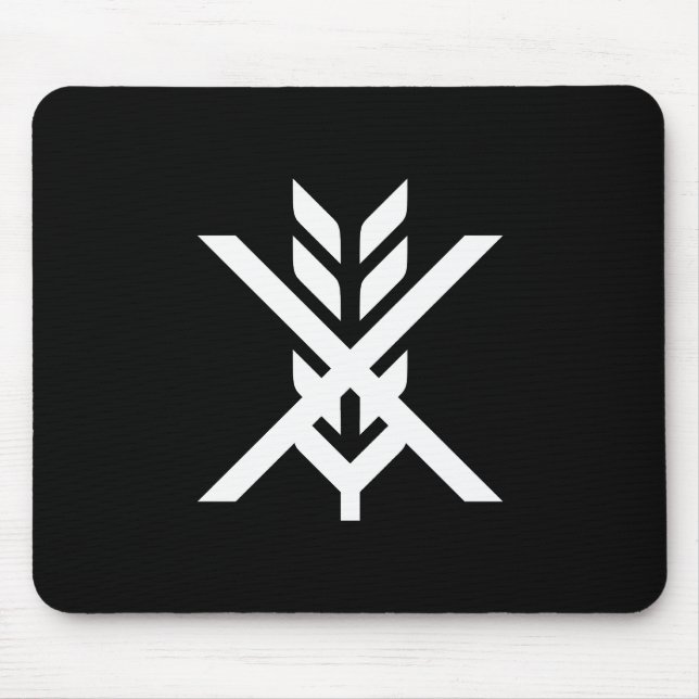 Tapis De Souris Pictogramme libre Mousepad de gluten (Devant)