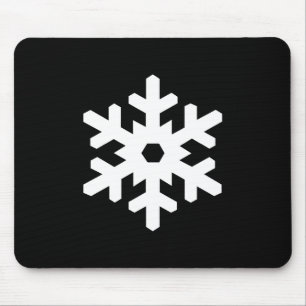 Tapis De Souris Pictogramme Mousepad de flocon de neige