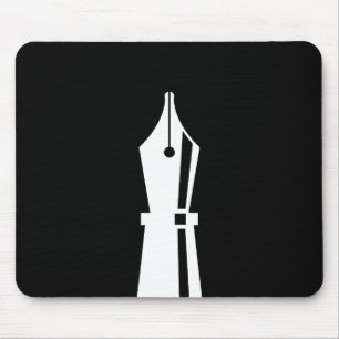 Tapis De Souris Pictogramme Mousepad de stylo-plume