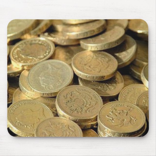 Tapis De Souris Pièces d'or Mousepad (Devant)