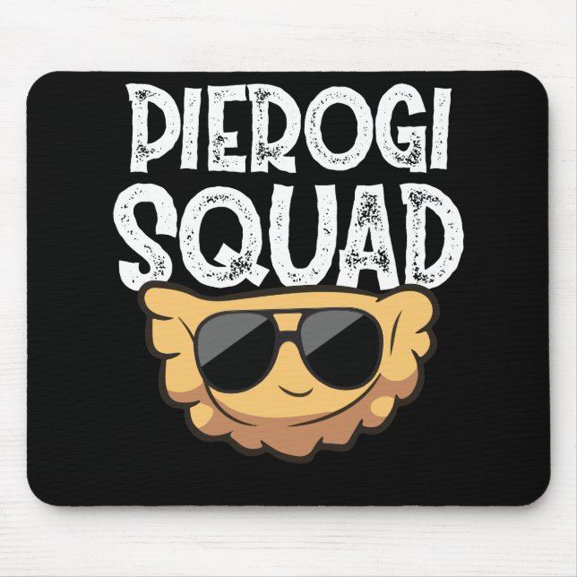 Tapis De Souris Pierogi Squad Polish Food Poland Funny (Devant)