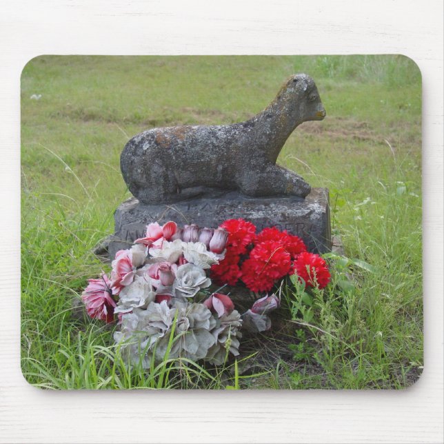 Tapis De Souris Pierre tombale Mousepad d'agneau (Devant)