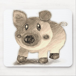 Tapis De Souris Pig Mousepad