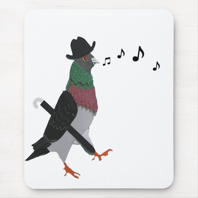 Tapis De Souris Pigeon À propos de Town (Devant)
