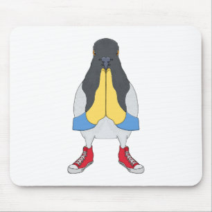 Tapis De Souris Pigeon avec chaussures