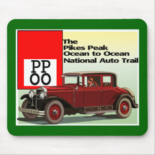 Tapis De Souris Pikes Peak Ocean to Ocean Auto Trail