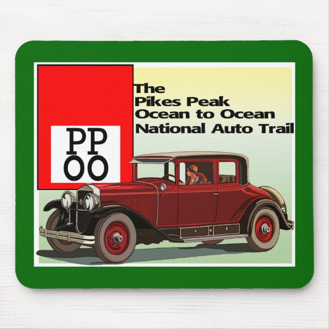 Tapis De Souris Pikes Peak Ocean to Ocean Auto Trail (Devant)