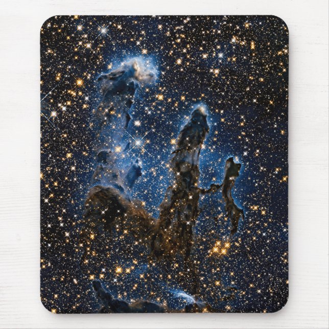 Tapis De Souris Piliers De Création Aigle Nebula Près Infrarouge (Devant)