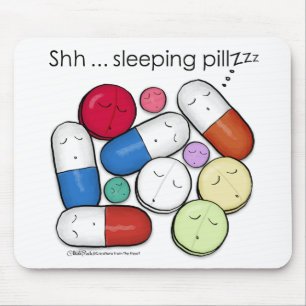 Tapis De Souris Pilules de sommeil-médicaments