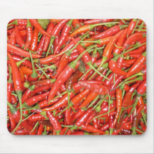 Tapis De Souris piments d'un rouge ardent
