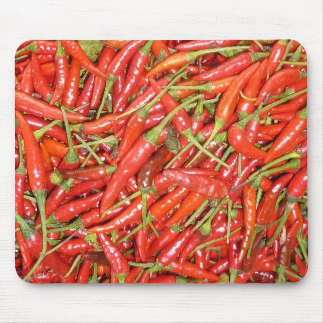 Tapis De Souris piments d'un rouge ardent (Devant)