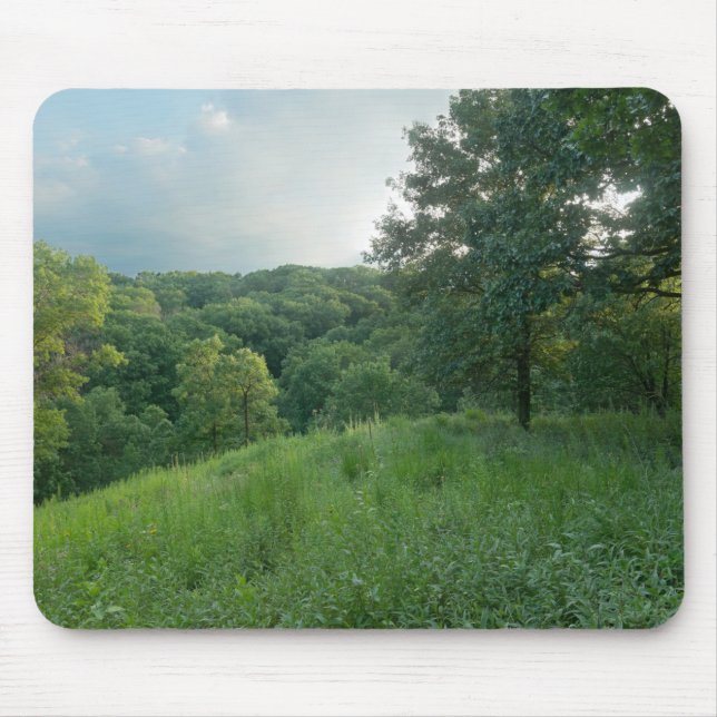 Tapis De Souris Pine Bend Bluff Surplombant Vallée Bois (Devant)