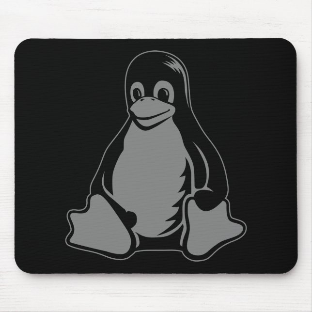 Tapis De Souris Pingouin de Tux - (Linux, Open Source, Copyleft, (Devant)