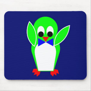 Tapis De Souris Pingouin - Vert