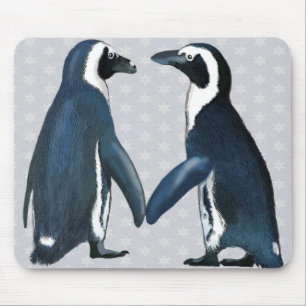 Tapis De Souris Pingouins dans l'amour