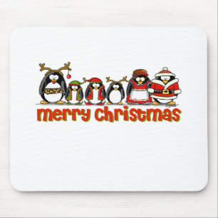 Tapis De Souris Pingouins de Joyeux Noël