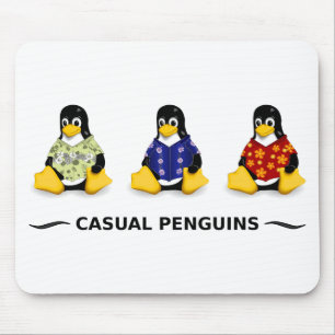 Tapis De Souris Pingouins Décontractés Mousepad