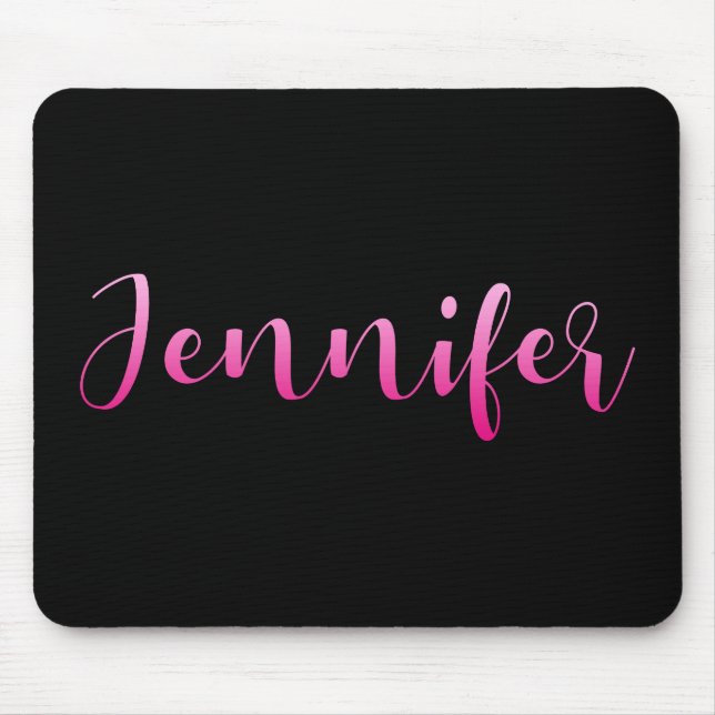 Tapis De Souris Pink Ombre Jennifer (Devant)