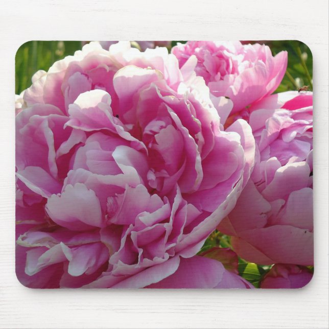 Tapis De Souris Pink Peony photo cottage ferme jardin fleuri (Devant)