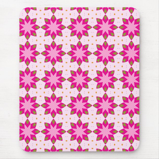 Tapis De Souris Pink Petal Mosaic pattern (Devant)