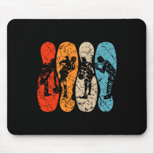 Tapis De Souris Pins de Bowling Silhouette Hommes Femmes Bowling V